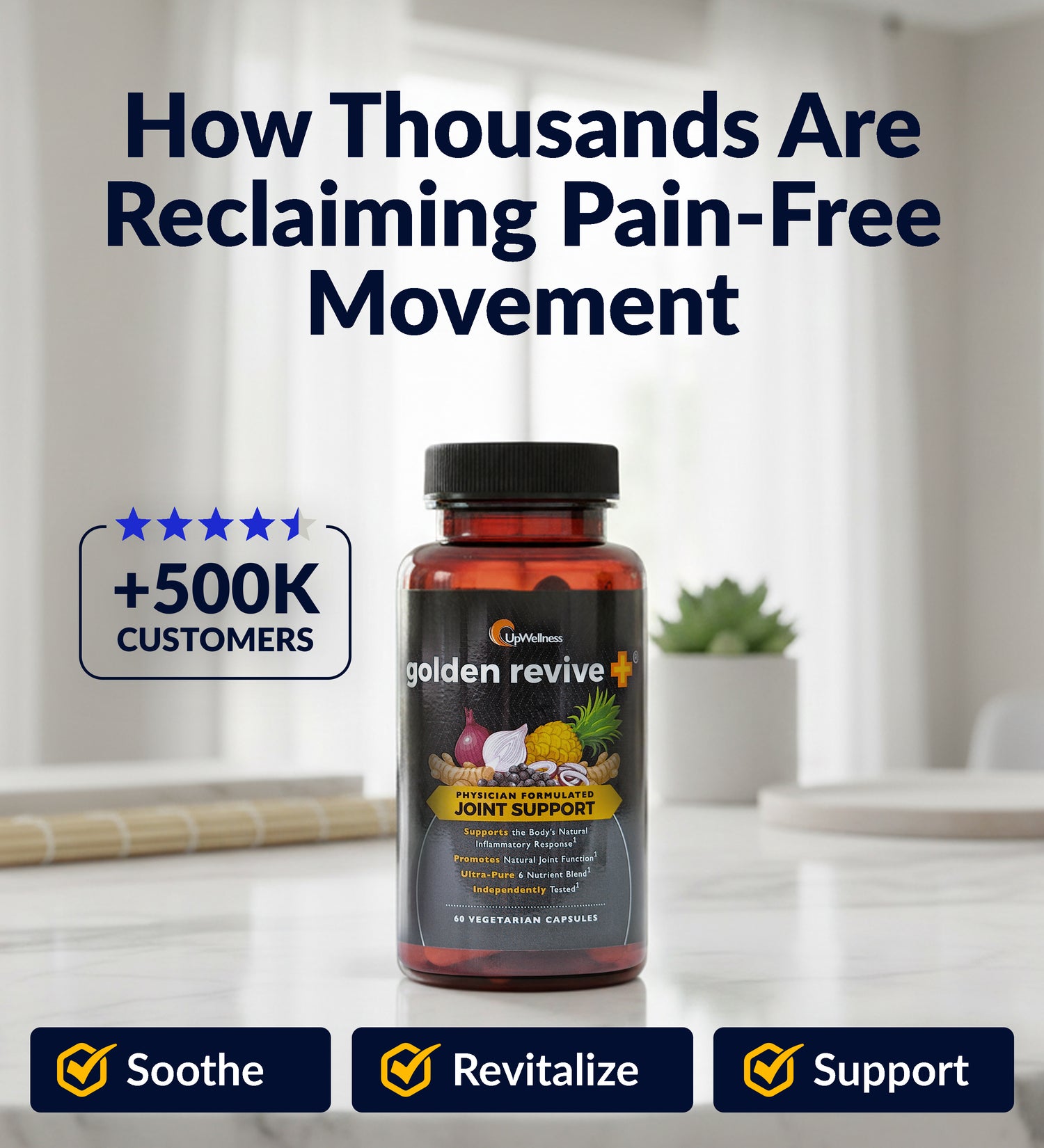 UpWellness golden Revive+